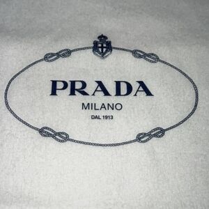 Prada Milano Drawstring Dustbag Cover Travel Purse Large.